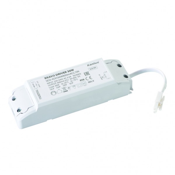 transformátor elektronický Kanlux BRAVO DRIVER 36W /28025/