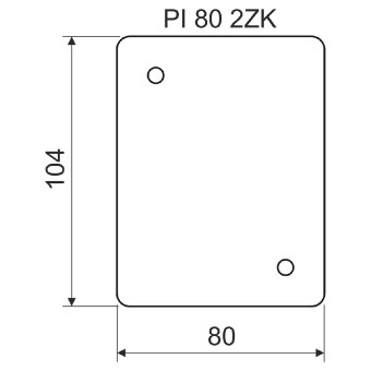 podložka izolační PI 80 2ZK Kopos