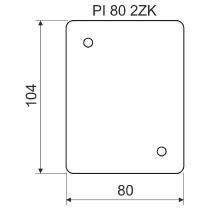 podložka izolační PI 80 2ZK Kopos