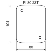 podložka izolační PI 80 2ZT Kopos