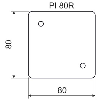 podložka izolační PI 80R Kopos