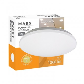 svítidlo ORO-MARS-18W-DW 18W 4000K 1260lm IP20