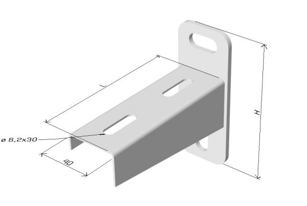 Nosník žlabu LINEAR NL 500 &quot;SZ&quot;