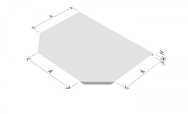 víko T-kusu Linear VTL-R50 260 "SZ"
