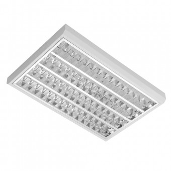 svítidlo MODUS LLL4000, 4x LED 840, 611mm, matná mřížka, přisazené, NONSELV 350mA