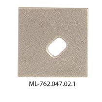 koncovka pro RD s otvorem ML-762.047.02.1 stříbrná barva