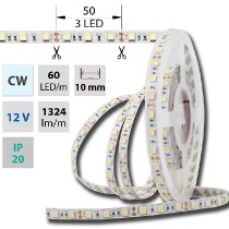 pásek LED ML-121.599.60.0 60LED/m 14,4W/m, 12V DC IP20 studená bílá