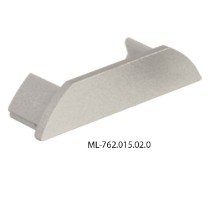 koncovka pro PX bez otvoru ML-762.015.02.0 stříbrná barva