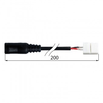 konektor napájecí -/ML-112.007.90.0/  pro LED pásky 8mm***