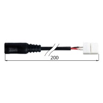 konektor napájecí -/ML-112.007.90.0/  pro LED pásky 8mm***