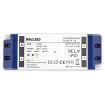 zdroj nápájecí pro LED pásky 12V DC 40W (3,3A) IP20 ML-732.071.11.0 plast. se svorkovnicí