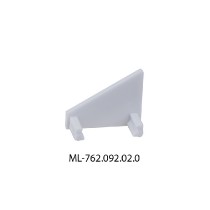 koncovka pro RN bez otvoru ML-762.092.02.0 stříbrná barva