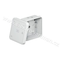 krabice odbočná OBO A8 rozměr 75x75x36mm, světle šedá /2000016/