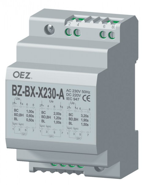 blok zpoždění BZ-BX-X230-A pro podpěťovou spoušť /OEZ:36696/