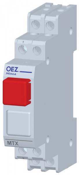 tlačítko MTX-22-TE zelené, kontakty 2Z + 2V /OEZ:37273/
