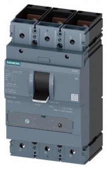 Jistič 3VA13, In 400 A, Icu 36kA/415V, nadpr.spoušť TM240, Ir 280 ÷ 400 A, Ii (5 ÷ 10)x In, 3pól, před.přívod 3VA1340-4EF32-0AA0