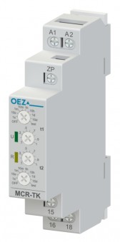 relé časové taktovací MCR-TK-001-UNI 1x přep.kont., asymetrický cyklovač /OEZ:43243/