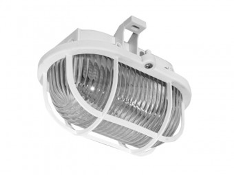 svítidlo Panlux OVAL plast 60W IP44 E27 bílá