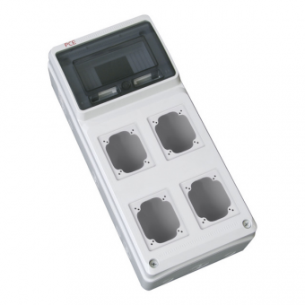 skříň 8modulů 4otvory IP65 M-BOX PCE 1518083***