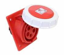 zásuvka vestavná šikmá PCE 4252-6 32A 5pól IP67