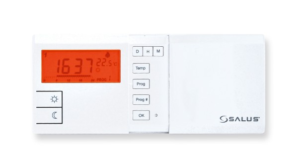 termostat digitální SALUS 091FLv2 týdenní, po 0,2 °C