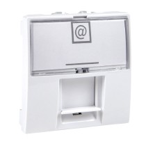 zásuvka datová UTP Cat.6 1xRJ45 S-One 2 modul Unica Polar MGU3.415.18
