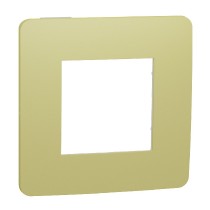 rámeček krycí jednonásobný, Light Green/Bílý Unica Studio Color NU280211