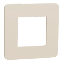 rámeček krycí jednonásobný, Béžový/Béžový Unica Studio Color NU280244