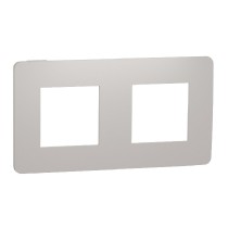 rámeček krycí dvojnásobný, Light Grey/Bílý Unica Studio Color NU280424