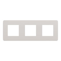 rámeček krycí trojnásobný, Light Grey/Bílý Unica Studio Color NU280624