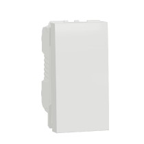 tlačítko řazení 1/0, 1M, šroubové, 1M, Bílé Unica NU310618SC