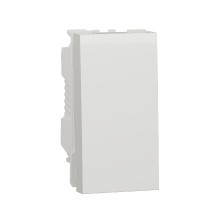 tlačítko střídavé ř.6/0, 1M, Bílý Unica NU313618