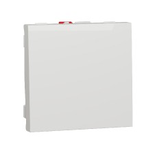 spínač jednopólový řazení 1, 2M, Bílý Unica NU320118