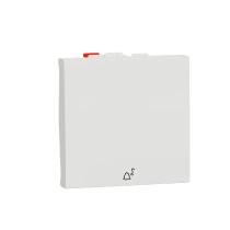 tlačítko řazení 1/0 "zvonek", 2M, Bílé Unica NU320618C