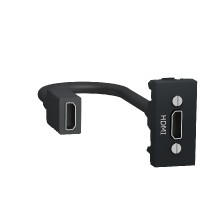 konektor hDMI (předzapojený), 1M, Antracit Unica NU343054