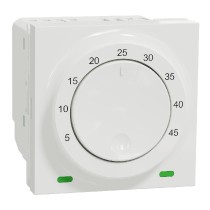 termostat podlahový otočný 2M, Bílý Unica NU350318