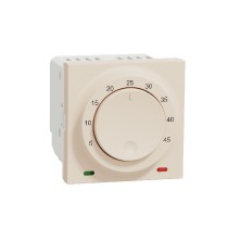 termostat podlahový otočný 2M, Béžový Unica NU350344