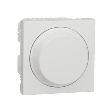 stmívač otočný univerzální LED 5-200W, Bílý Antibakteriální Unica NU351420