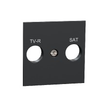 deska centrální pro TV-R/SAT zásuvku, Antracit Unica NU944154