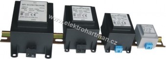 transformátor 30VA 230/24V zalité na DIN lištu EI-03813