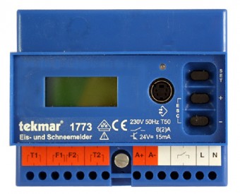 regulátor 1773 Tekmar pro ochranu před sněhem a ledem pro okapy