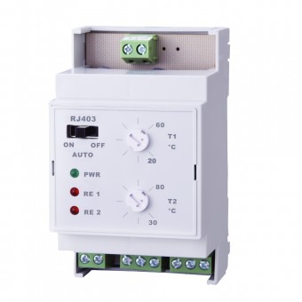 termostat elektronický dvojúrovňový RJ403