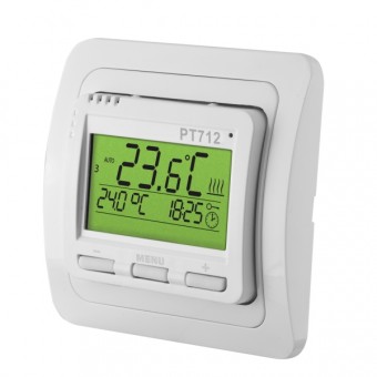 termostat PT712  ELBOCK týdenní, digitální, do krabičky