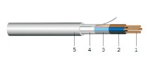 kabel JYTY-O 7x1 černé číslované