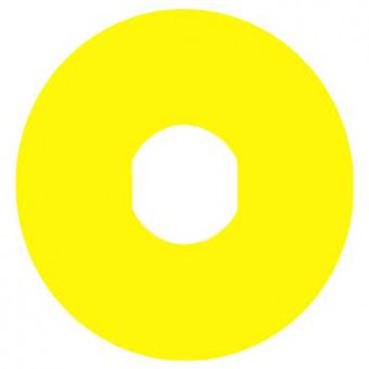 HARMONY štítek žlutý ZBY 9101 pod stoptlačítko