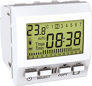 termostat týdenní Unica Polar MGU3.505.18P s podlahovým čidlem