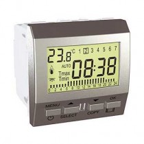 termostat týdenní Unica Aluminium MGU3.505.30