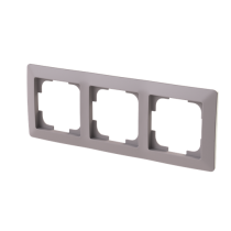 rámeček trojnásobný, pro vodorovnou i svislou montáž; Zoni, greige / bílá 3901T-A00030 144_obr2