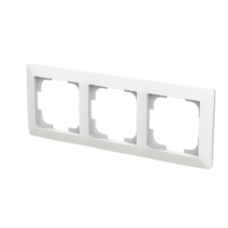 rámeček trojnásobný, pro vodorovnou i svislou montáž; Zoni, matná bílá 3901T-A00030 240_obr2