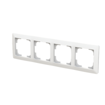 rámeček čtyřnásobný, pro vodorovnou i svislou montáž; Zoni, matná bílá 3901T-A00040 240_obr2